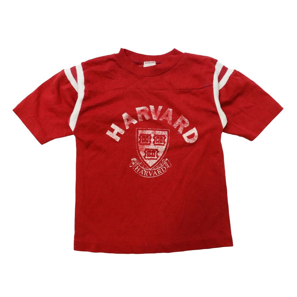 Vintage Harvard Kids Red T-Shirt Tshirt Size S